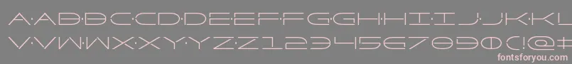 Factorcond Font – Pink Fonts on Gray Background