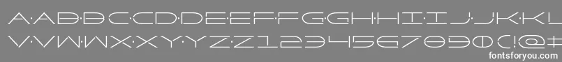 Factorcond Font – White Fonts on Gray Background