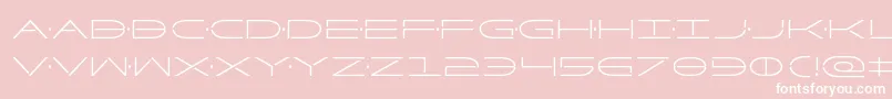 Factorcond Font – White Fonts on Pink Background