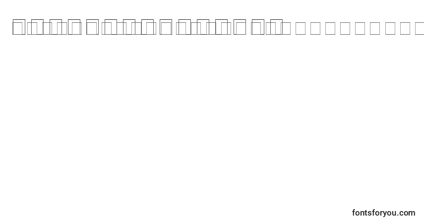 ChellChromeBold-fontti – aakkoset, numerot, erikoismerkit
