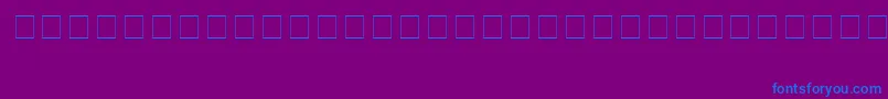 fuente ChellChromeBold – Fuentes Azules Sobre Fondo Morado