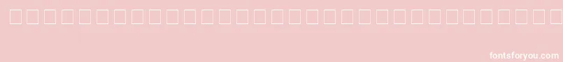 ChellChromeBold Font – White Fonts on Pink Background