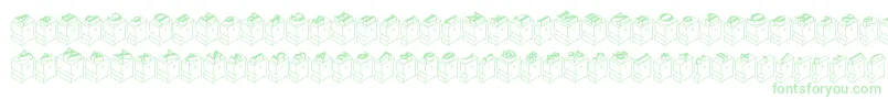 Więcej informacji o czcionce Leadtyperightinked Czcionka Leadtyperightinked – zielone czcionki