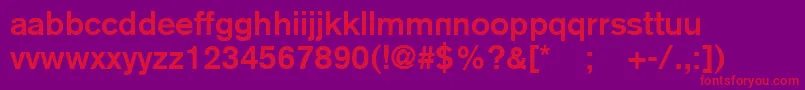 ReznorBroken Font – Red Fonts on Purple Background