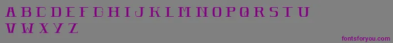 PomeroleLight Font – Purple Fonts on Gray Background