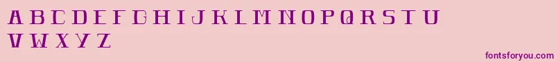 PomeroleLight Font – Purple Fonts on Pink Background