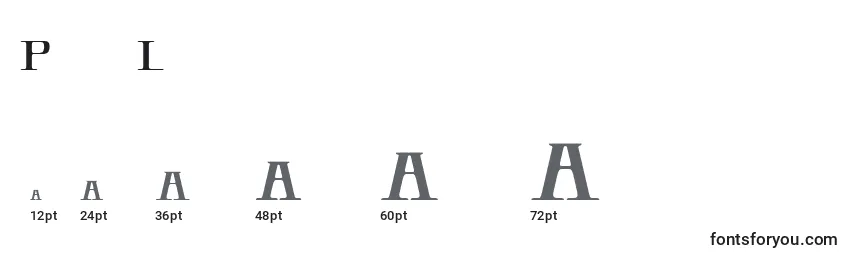 PomeroleLight Font Sizes