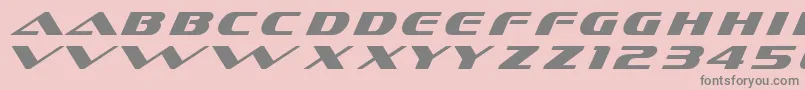 Dssofachromec Font – Gray Fonts on Pink Background