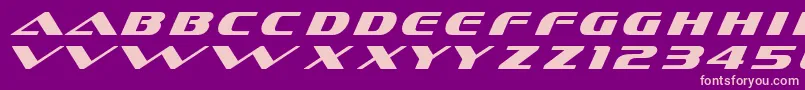Dssofachromec Font – Pink Fonts on Purple Background