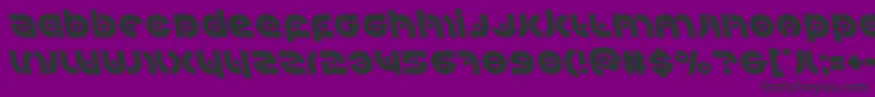 Kovacsspotleft Font – Black Fonts on Purple Background