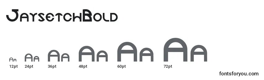 JaysetchBold Font Sizes