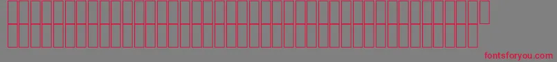 FsAfrica Font – Red Fonts on Gray Background