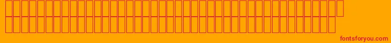FsAfrica Font – Red Fonts on Orange Background