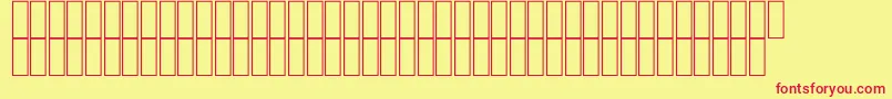 FsAfrica Font – Red Fonts on Yellow Background
