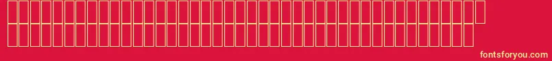 FsAfrica Font – Yellow Fonts on Red Background