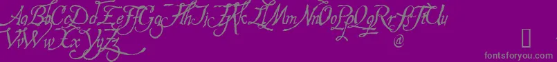 Hespd Font – Gray Fonts on Purple Background
