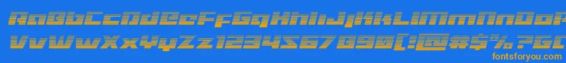 More about Turbochargegradital Font Turbochargegradital Font – Orange Fonts on Blue Background
