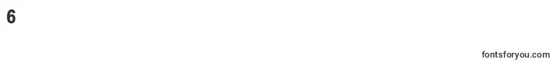 フォントChopperrr – フォント数字6
