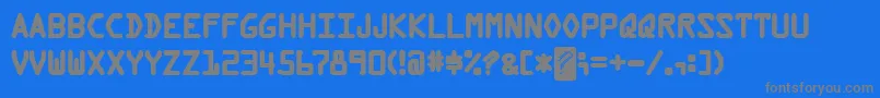 En savoir plus sur la police KreditBack Police KreditBack – polices grises sur fond bleu