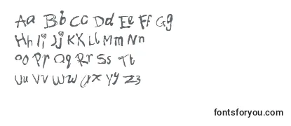 Schriftart Font ffy