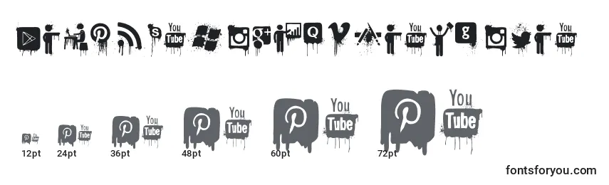 NightmareOnSocialMedia Font Sizes