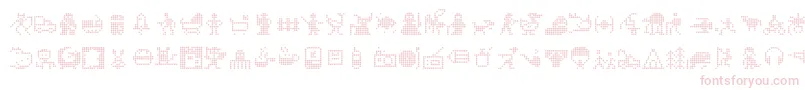 Signotek Font – Pink Fonts on White Background