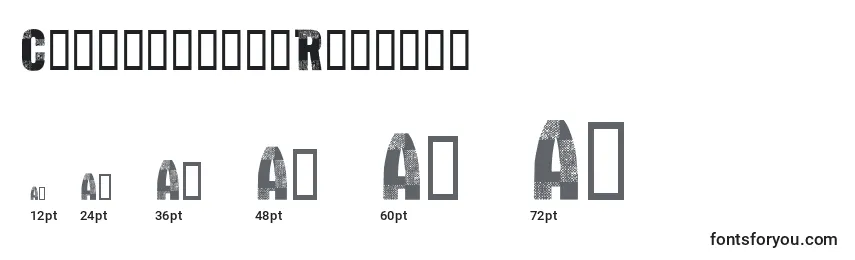 CfbucheronsRegular Font Sizes