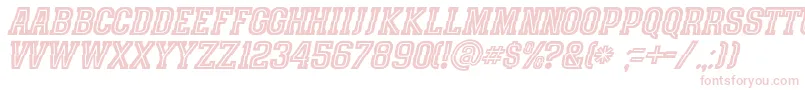 SpeedhunterLine Font – Pink Fonts