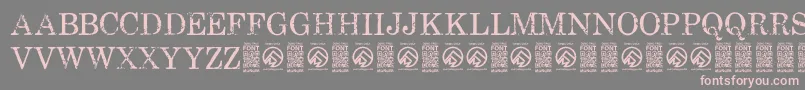 FallenspartansRegular Font – Pink Fonts on Gray Background