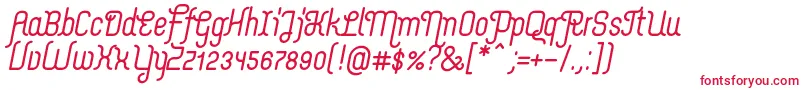 MerijntjeBolditalic Font – Red Fonts