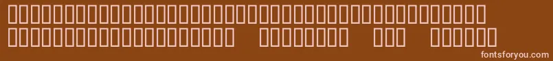 McsAlhadaDecoOut Font – Pink Fonts on Brown Background
