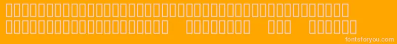 McsAlhadaDecoOut Font – Pink Fonts on Orange Background