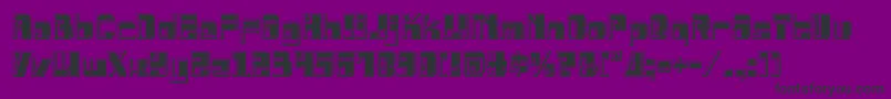 Drosselmeyerbevel Font – Black Fonts on Purple Background