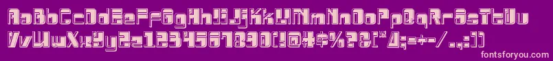 Drosselmeyerbevel Font – Pink Fonts on Purple Background