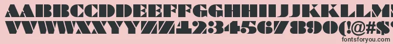 Saiba mais sobre a fonte Bragga6 Fonte Bragga6 – fontes pretas em um fundo rosa