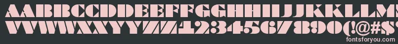 Bragga6 Font – Pink Fonts on Black Background