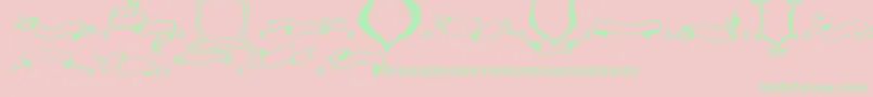 Más sobre la fuente FramesnRiboons fuente FramesnRiboons – Fuentes Verdes Sobre Fondo Rosa