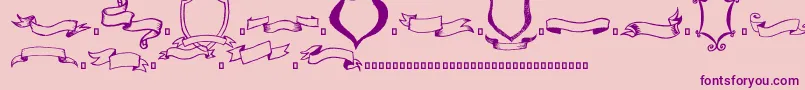 Más sobre la fuente FramesnRiboons fuente FramesnRiboons – Fuentes Moradas Sobre Fondo Rosa