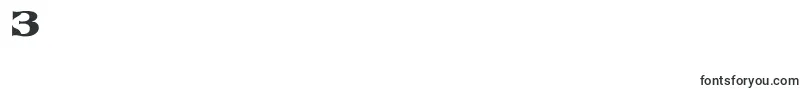 FhaefcanEccentricFrenchFreeware-Schriftart – Schriften für die Ziffer 3