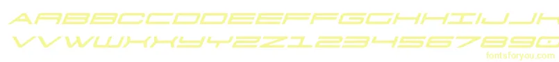 911porschav3expandital-Schriftart – Gelbe Schriften auf weißem Hintergrund