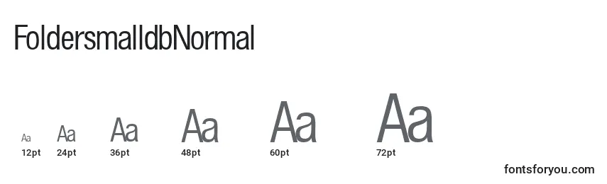 FoldersmalldbNormal Font Sizes