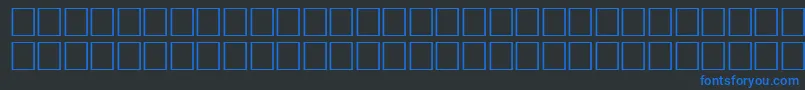 ArrowsseRegular Font – Blue Fonts on Black Background