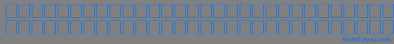 Шрифт ArrowsseRegular – синие шрифты на сером фоне