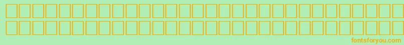 fuente ArrowsseRegular – Fuentes Naranjas Sobre Fondo Verde
