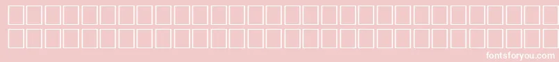 ArrowsseRegular Font – White Fonts on Pink Background