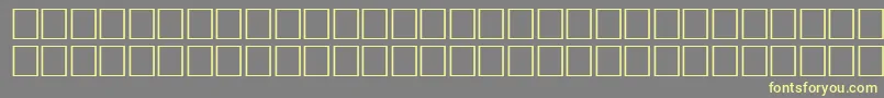 ArrowsseRegular Font – Yellow Fonts on Gray Background