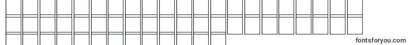 フォントMedalha – シンディ文字