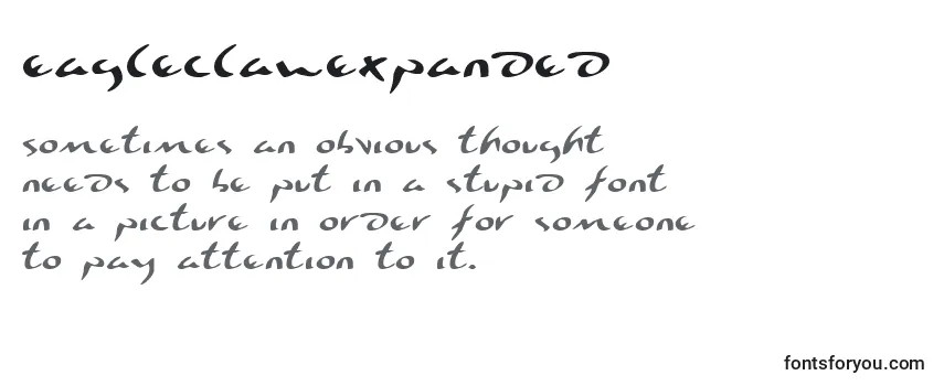 EagleclawExpanded Font