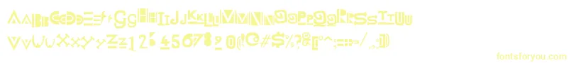 ZanyWhateverItMeans Font – Yellow Fonts