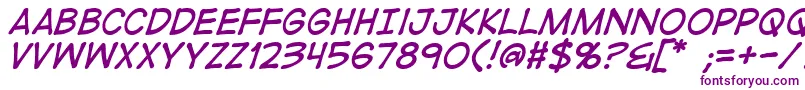 DigitalstripItalic Font – Purple Fonts